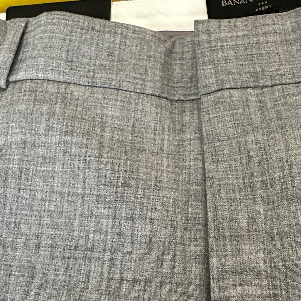 Banana Republic Avery Light Gray Ankle Trousers NWT Sz 10 - Picture 4 of 8